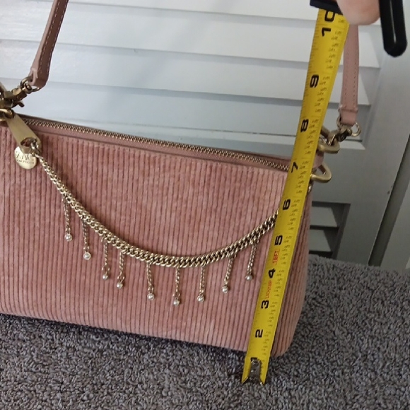 Gorgeous Zac Posen Blush Pink Crossbody Bag with Chain Detail - Picture 7 of 11